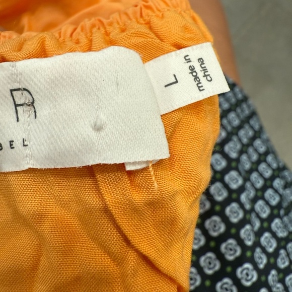 ASTR the label Revolve Aldrin cropped blouse puff sleeve size large off shoulder - Picture 5 of 9